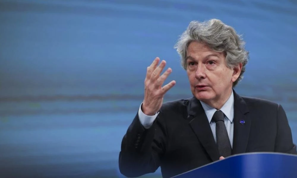 Τιερί Μπρετόν: «Είναι κρίσιμο για την ΕΕ να αναπτύξει ικανότητες παραγωγής οπλικών συστημάτων που να είναι συγκρίσιμες με τη Ρωσία»